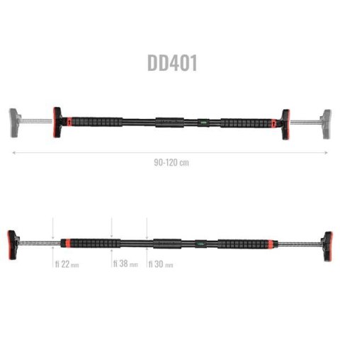 DD401 DRĄŻEK ROZPOROWY Z POZIOMICĄ 90-120 CM HMS