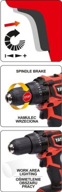 WKRĘTARKA AKUMULATOROWA YATO YT-82795 BEZSZCZOTKOWA 18V