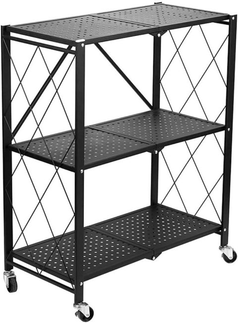 Regał Magazynowy Metalowy Składany Do Spiżarni Piwnicy 3 Półki 72x34x87