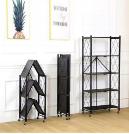 Regał Magazynowy Metalowy Składany Do Spiżarni Piwnicy 3 Półki 72x34x87