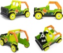 Chodzik - Pchacz dla Dzieci Auto Drewniany Explorer Lisek + hamulec