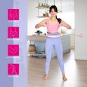 ZESTAW REGULOWANY HULA HOP FH06 PINK Z OBCIĄŻNIKEIM I LICZNIKIEM + PAS BR160