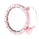 ZESTAW REGULOWANY HULA HOP FH06 PINK Z OBCIĄŻNIKEIM I LICZNIKIEM + PAS BR160