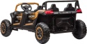 AUTO NA AKUMULATOR MP3 SKÓRA EVA BUGGY 4X150W 24V DO 120KG ZŁOTY