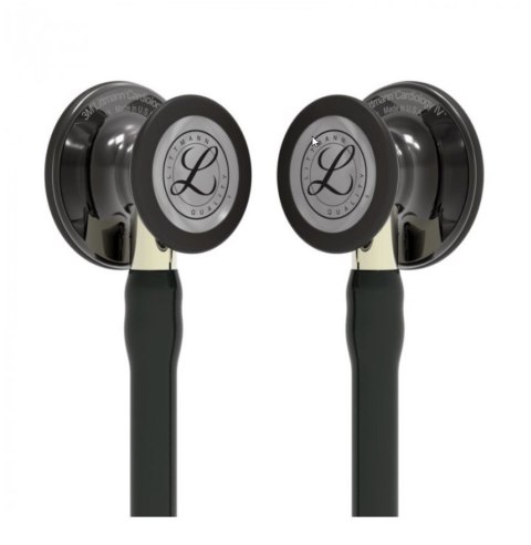 Stetoskop Littmann Cardiology IV 6204 Stetoskop kardiologiczny High Polish Smoke-Finish ,przewód i lira czarny,trzon szampański
