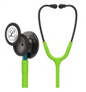 Stetoskop Littmann Classic III 5875 Stetoskop internistyczny Smoke, przewód limonkowy, lira smoke trzonek niebieski