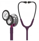 Stetoskop Littmann Classic III 5960 Stetoskop internistyczny Mirror-Finish, przewód śliwkowy, trzonek różowy, lira smoke