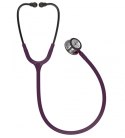 Stetoskop Littmann Classic III 5960 Stetoskop internistyczny Mirror-Finish, przewód śliwkowy, trzonek różowy, lira smoke