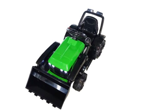 TRAKTOR NA AKUMULATOR ZP1001B Z ŁYŻKĄ KLAKSON ZIELONY