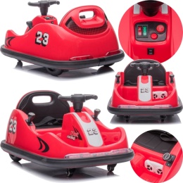 AUTO NA AKUMULATOR PILOT WYŚCIGOWE GTS1166 CZERWONY 2X45W