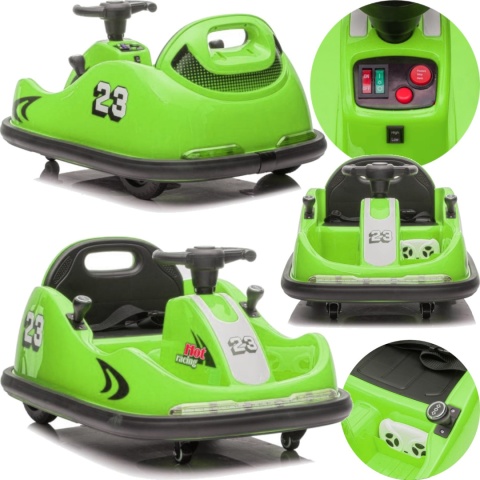 AUTO NA AKUMULATOR PILOT WYŚCIGOWE GTS1166 ZIELONY 2X45W