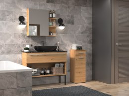 Szafka Łazienkowa Stojąca Słupek 85 cm Regał Lena S1D Szuflada Artisan
