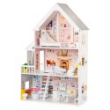 DREWNIANY DOMEK DLA LALEK XXL REZYDENCJA PUDROWA ECOTOYS