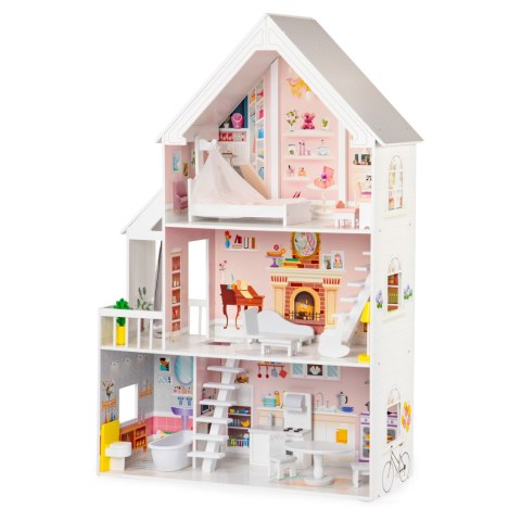 DREWNIANY DOMEK DLA LALEK XXL REZYDENCJA PUDROWA ECOTOYS