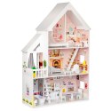 DREWNIANY DOMEK DLA LALEK XXL REZYDENCJA PUDROWA ECOTOYS