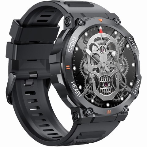 SMARTWATCH MĘSKI Gravity GT7-1 PRO - WYKONYWANIE POŁĄCZEŃ, PULSOKSYMETR (sg018a)