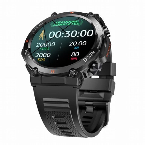 SMARTWATCH MĘSKI Gravity GT7-1 PRO - WYKONYWANIE POŁĄCZEŃ, PULSOKSYMETR (sg018a)