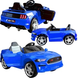 AUTO NA AKUMULATOR MP3 SKÓRA PILOT EVA MUSTANG BBH-718A NIEBIESKI