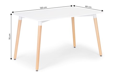 STÓŁ SKANDYNAWSKI DO JADALNI SALONU KUCHNI 120X60