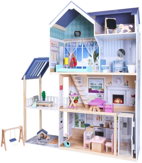 DOMEK DLA LALEK XXL REZYDENCJA MAYA 28 EL. ECOTOYS