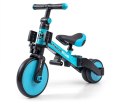 Rowerek 4w1 Biegowy Trójkołowy z Pedałami z Rączką Optimus Plus Blue Milly Mally