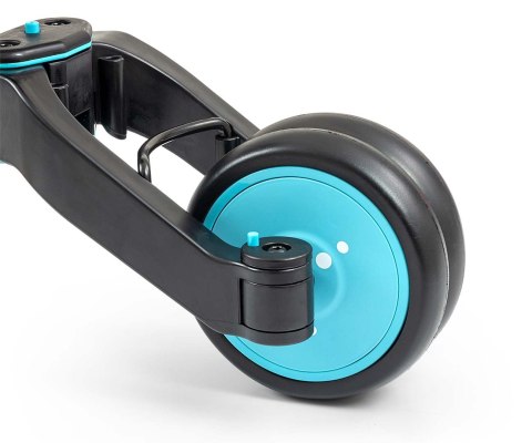 Rowerek 4w1 Biegowy Trójkołowy z Pedałami z Rączką Optimus Plus Blue Milly Mally