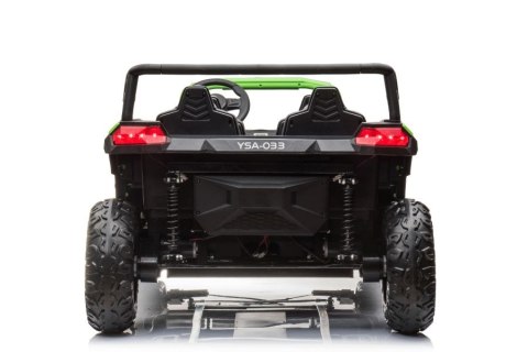 AUTO NA AKUMULATOR MP3 SKÓRA EVA BUGGY A033 4X4 24V ZIELONY