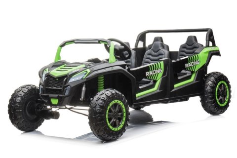AUTO NA AKUMULATOR MP3 SKÓRA EVA BUGGY A033 4X4 24V ZIELONY