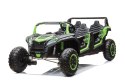 AUTO NA AKUMULATOR MP3 SKÓRA EVA BUGGY A033 4X4 24V ZIELONY