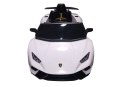 AUTO NA AKUMULATOR SKÓRA PILOT EVA LAMBORGHINI HURACAN BIAŁE