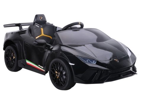 AUTO NA AKUMULATOR SKÓRA PILOT EVA LAMBORGHINI HURACAN CZARNE