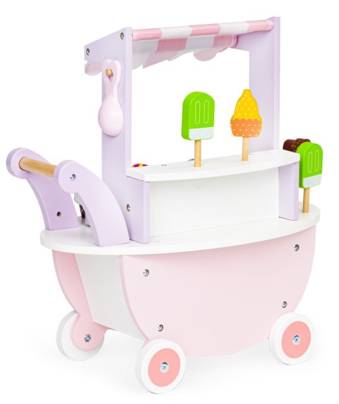 DREWNIANY WÓZEK LODZIARNIA DLA DZIECI SKLEP 12 EL ECOTOYS