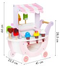 DREWNIANY WÓZEK LODZIARNIA DLA DZIECI SKLEP 12 EL ECOTOYS