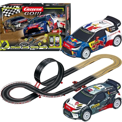 Elektryczny tor wyścigowy samochodowy 4,9m Carrera First Go Super Rally