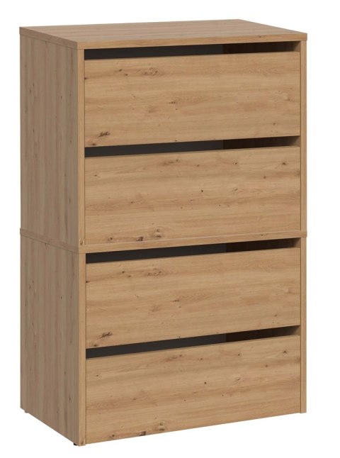 Szafka Na Buty Modułowa x2 Do Przedpokoju Schowek obuwie Artisan 60x88x36