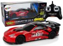 Auto Sportowe Zdalnie Sterowane R/C 1:24 Corvette C6.R Czerwone 2.4 G Światła