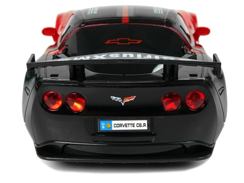 Auto Sportowe Zdalnie Sterowane R/C 1:24 Corvette C6.R Czerwone 2.4 G Światła