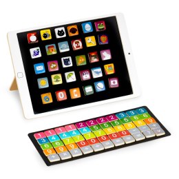 DREWNIANY TABLET EDUKACYJNY TABLICA MAGNETYCZNA ECOTOYS