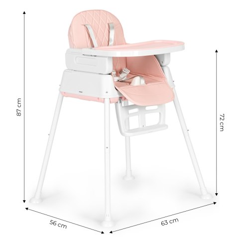 FOTELIK KRZESEŁKO DO KARMIENIA DZIECI 3W1 SKŁADANY ECOTOYS