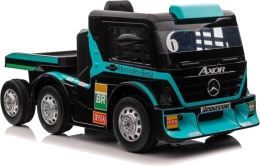 AUTO NA AKUMULATOR MP3 SKÓRA PILOT EVA MERCEDES NACZEPA NIEBIESKI LCD