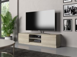 Szafka RTV Komoda Pod Telewizor Stolik Półka Sonoma Lilia 140 cm Stojąca