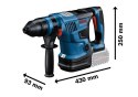 BOSCH MŁOT UDAROWY OBROTOWY SDS+ GBH 18V-34CF 0*AH