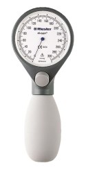 RIESTER Ri-san Ciśnieniomierz zegarowy-1512 Mankiet na rzepy dla dorosłych 24 - 32 cm, ciemnoszary
