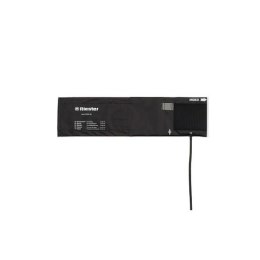 RIESTER Ri-san Ciśnieniomierz zegarowy-1512 Mankiet na rzepy dla dorosłych 24 - 32 cm, ciemnoszary
