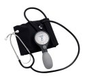 RIESTER Ri-san Ciśnieniomierz zegarowy-1512 Mankiet na rzepy dla dorosłych 24 - 32 cm, ciemnoszary