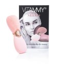 VITAMMY SILIKO kolor pudrowy róż Szczoteczka soniczna do twarzy