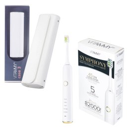 VITAMMY Symphony / white + etui VITAMMY case 3 white Zestaw prezentowy - szczoteczka soniczna i etui