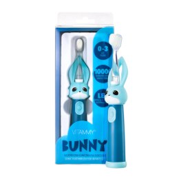 Vitammy Bunny Blue Szczoteczka soniczna do zębów dla dzieci 0-3 lat z nanowłóknami i LED