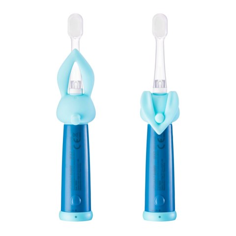 Vitammy Bunny Blue Szczoteczka soniczna do zębów dla dzieci 0-3 lat z nanowłóknami i LED