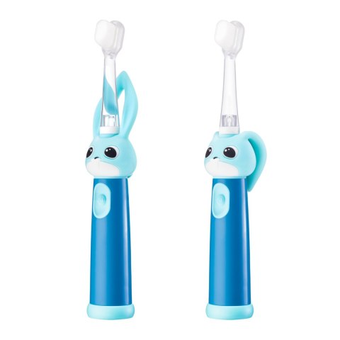 Vitammy Bunny Blue Szczoteczka soniczna do zębów dla dzieci 0-3 lat z nanowłóknami i LED